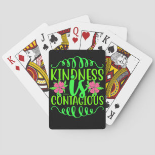 Baraja De Cartas LA AMABILIDAD ES CONTAGIOSA cita inspiradora