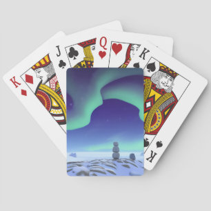 Baraja De Cartas La Aurora Borealis: Luces Bailarinas Del Norte