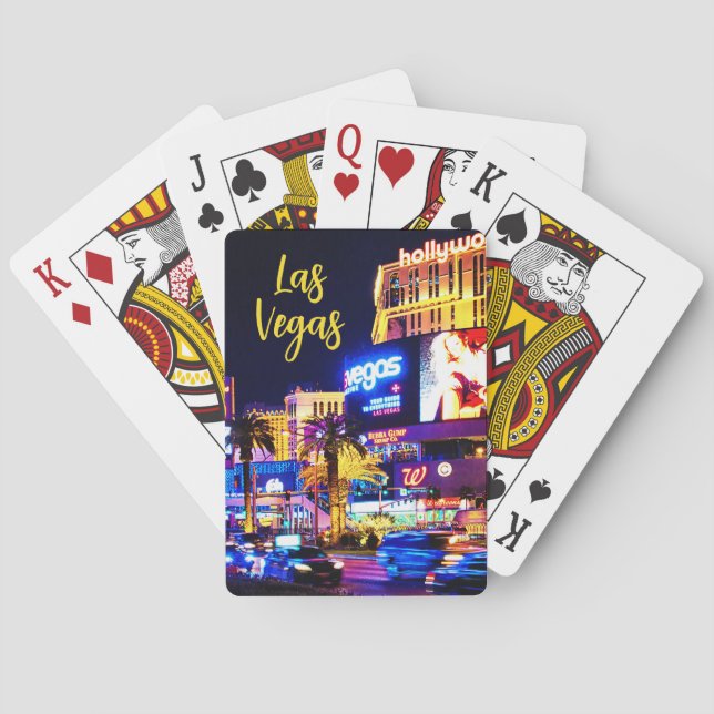 Baraja De Cartas La banda de Las Vegas en las tarjetas de reproducc (Reverso)