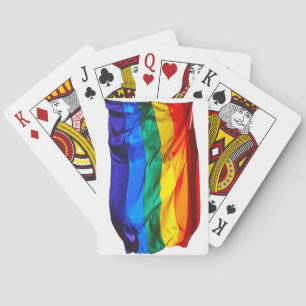 Baraja De Cartas La bandera del orgullo gay de SlipperyJoe's ondean