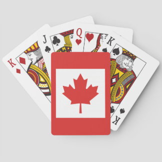 Baraja De Cartas La bandera nacional de Canadá