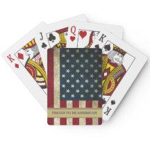 La bandera norteamericana vintage personalizada