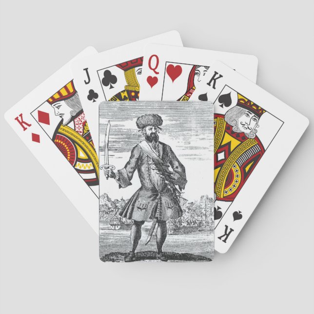 Baraja De Cartas La barba negra del pirata, de 'Una historia genera (Reverso)