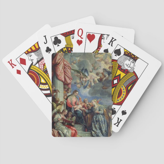 Baraja De Cartas La boda mística de St. Catherine (Reverso)