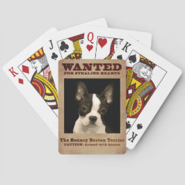 Baraja De Cartas La Boston animosa Terrier