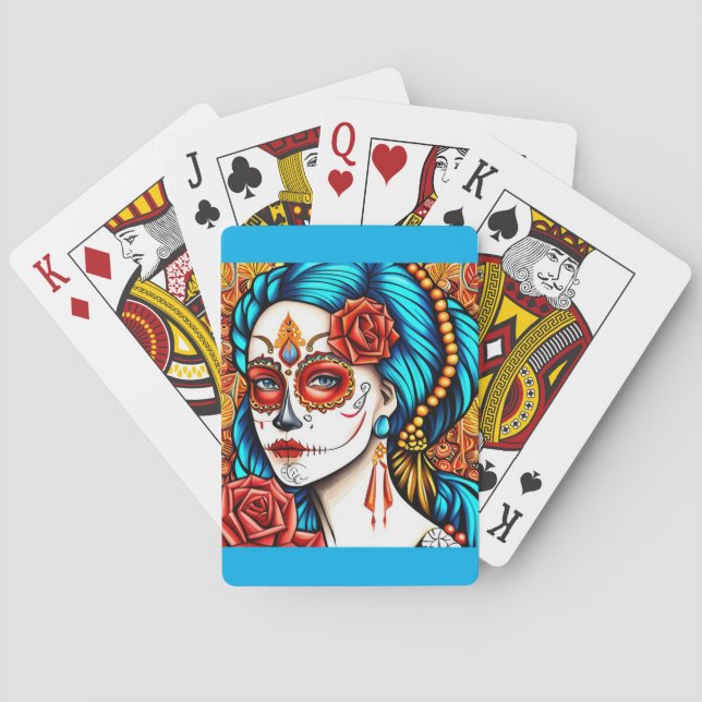 Baraja De Cartas La Calavera Catrina (Reverso)