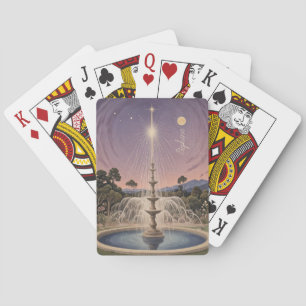 Baraja De Cartas La canción de cuna de lavanda personalizada