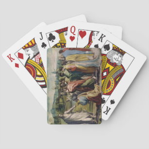 Baraja De Cartas La carga de Cristo a San Pedro (dibujo animado