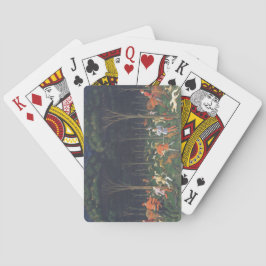 Baraja De Cartas La caza en el bosque (por Paolo Uccello)