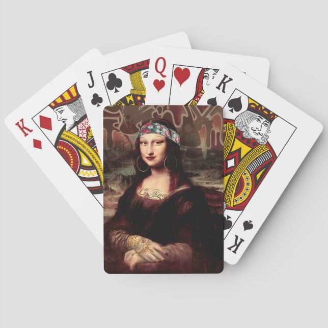 Baraja De Cartas La Chola Mona Lisa (Reverso)