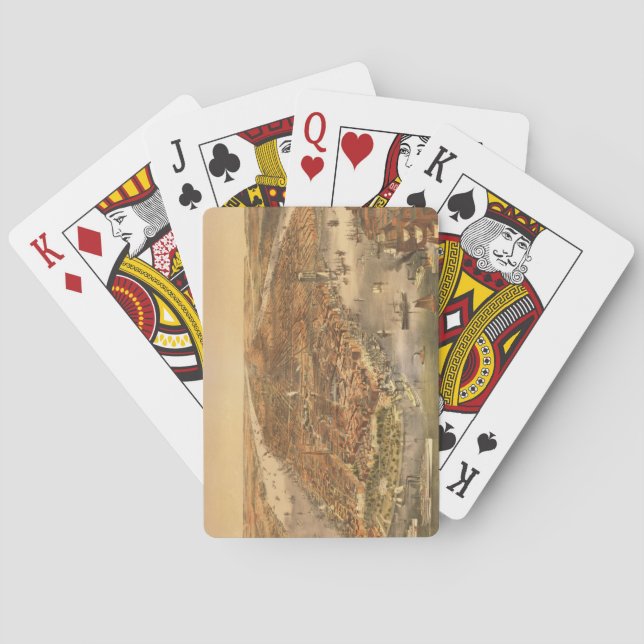Baraja De Cartas La ciudad de Nueva York, 18 (Reverso)