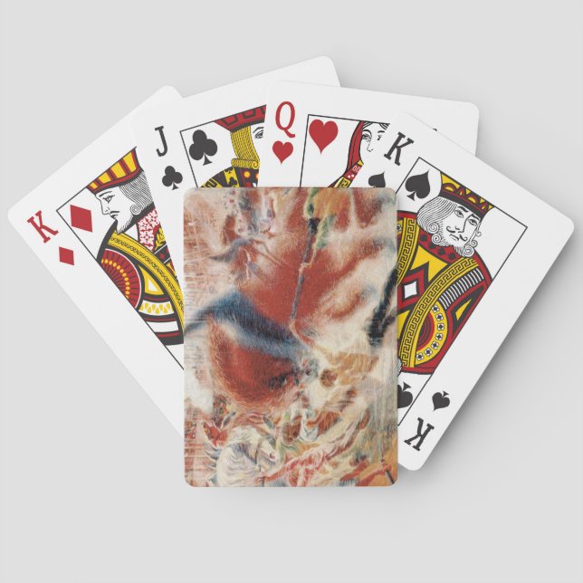 Baraja De Cartas La ciudad se levanta (por Umberto Boccioni) (Reverso)