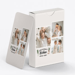 Baraja De Cartas La cocina de las Abuelas y las Fotografías Collage