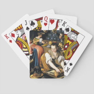 Baraja De Cartas La cocina en detalle de Vincenzo Campi