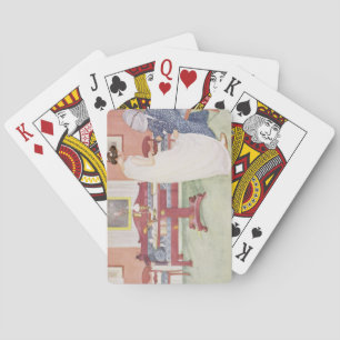 Baraja De Cartas La dama de honor, pub. en "Lasst Licht Hinin"