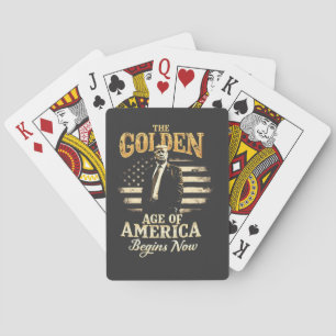 Baraja De Cartas La Edad de Oro de los Estados Unidos comienza ahor
