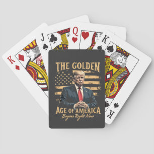 Baraja De Cartas La Edad de Oro de los Estados Unidos comienza ahor