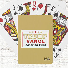 Baraja De Cartas La Edad de Oro que Trump Vance a Estados Unidos pr