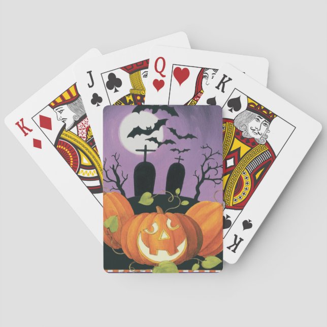 Baraja De Cartas La encantadora casa de Halloween (Reverso)