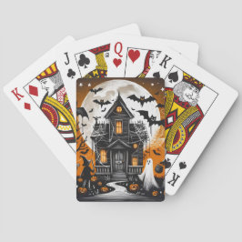 Baraja De Cartas La encantadora casa de Halloween