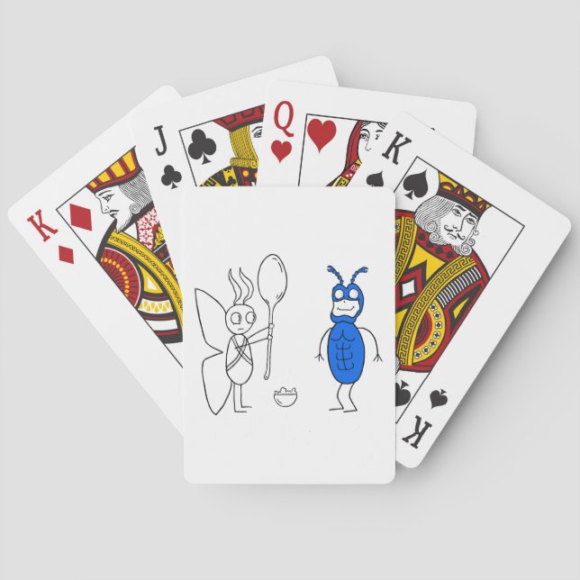 Baraja De Cartas La ESCUELA ES Demasiado grande (Reverso)