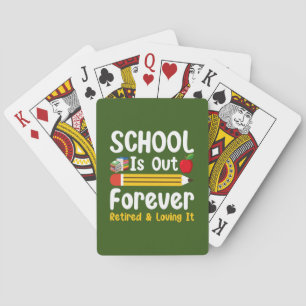 Baraja De Cartas La Escuela Está Fuera Por Siempre Retirada Y Amarr