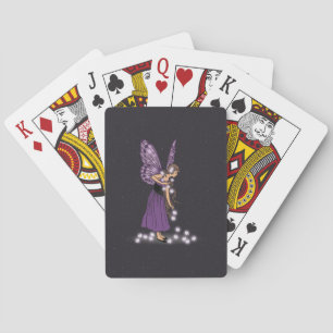 Baraja De Cartas La estrella que brilla intensamente florece al