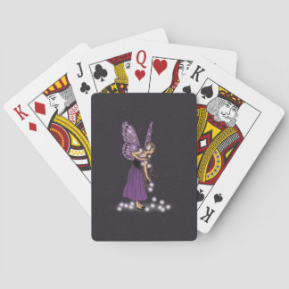 Baraja De Cartas La estrella que brilla intensamente florece al