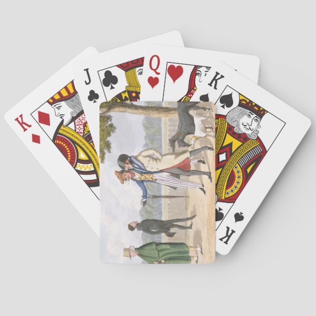 Baraja De Cartas La excentricidad, platea 11 'del Qualifi necesario (Reverso)