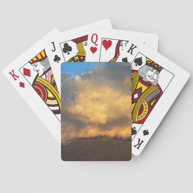 Baraja De Cartas La explosión de la nube de atardecer (Reverso)