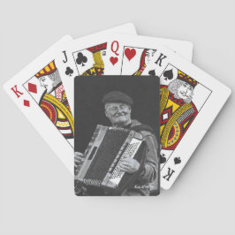 Baraja De Cartas La felicidad es arte negro y blanco, músico de Par