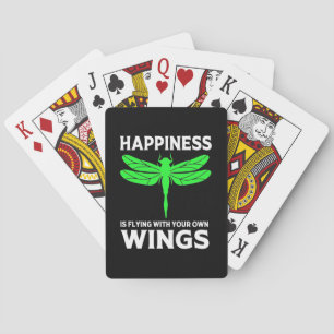 Baraja De Cartas La Felicidad Está Volando Con Dragonfly