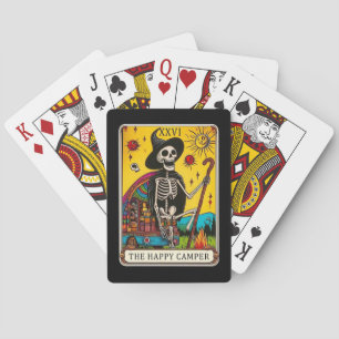Baraja De Cartas La feliz mesa de póquer Tarot Skeleton de Camper