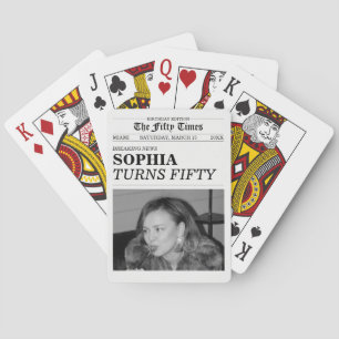 Baraja De Cartas La fiesta de cumpleaños número 50 de The Fifty Tim