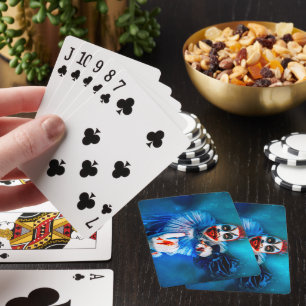 Baraja De Cartas La figura siniestra de payaso de Halloween de Slip