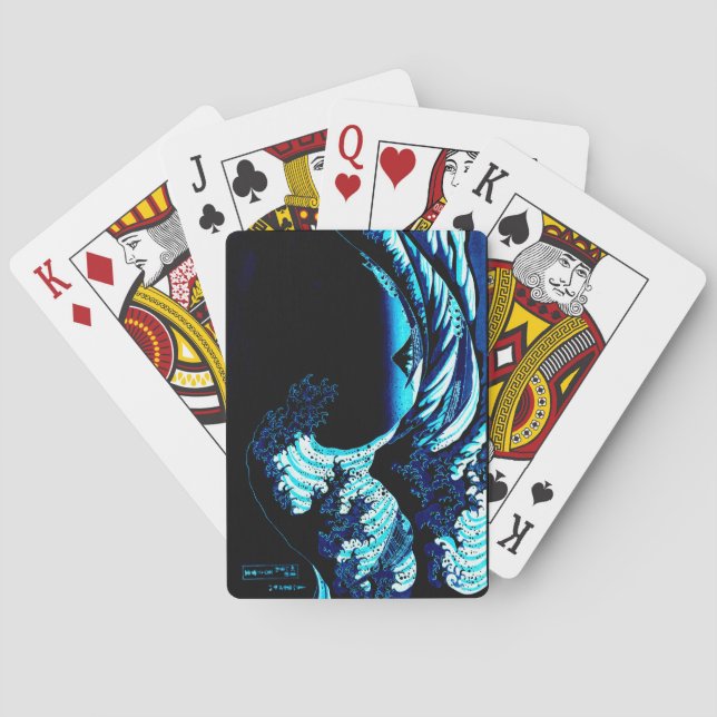 Baraja De Cartas La Gran Ola (Reverso)