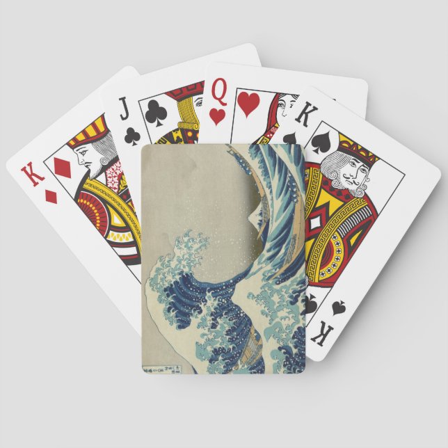 Baraja De Cartas La gran ola de Kanagawa (Reverso)