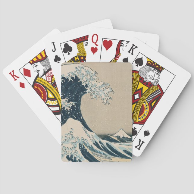 Baraja De Cartas La gran ola de Kanagawa (Reverso)