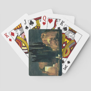 Baraja De Cartas La Isla de los Muertos, 1880 (aceite sobre lienzo)