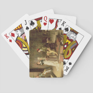 Baraja De Cartas La joven escultora (aceite sobre lienzo)