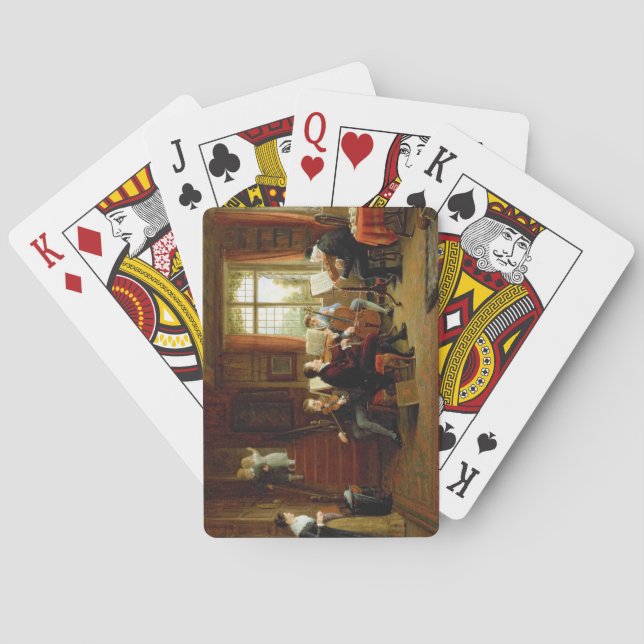 Baraja De Cartas La lección de música (Reverso)