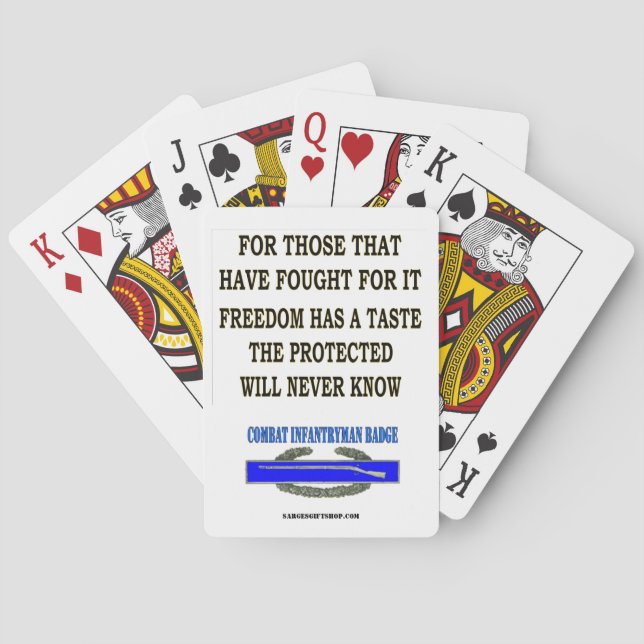 BARAJA DE CARTAS LA LIBERTAD TIENE UN SABOR (Reverso)