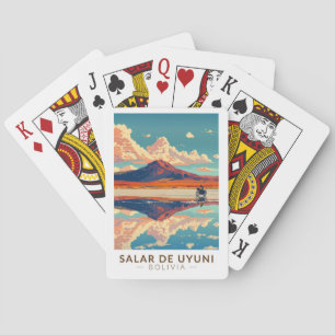 Baraja De Cartas La Llanura de Sal de Uyuni Bolivia Motorcycle Trav