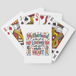 Baraja De Cartas La Maternidad Es El Arte De Amar Con El Corazón