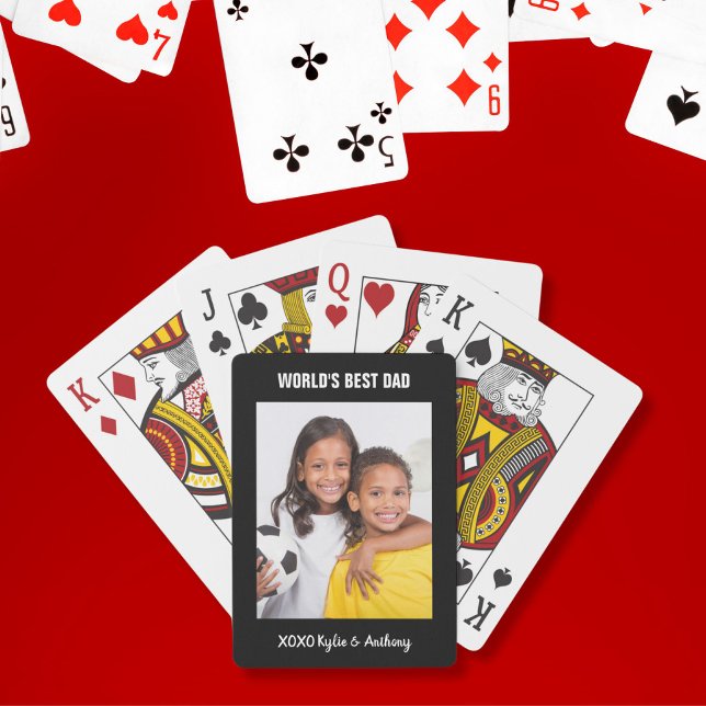 Baraja De Cartas La mejor foto de papá del mundo (Subido por el creador)