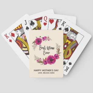 Baraja De Cartas La mejor mamá de todos los tiempos: Día de la Madr