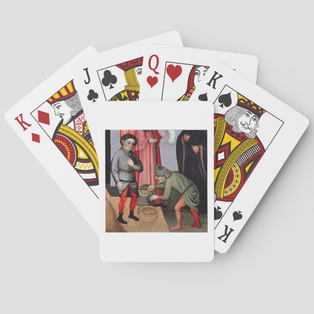 Baraja De Cartas La multiplicación milagrosa del grano, detalle (Reverso)