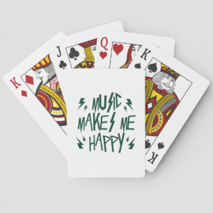 Baraja De Cartas La música me hace feliz