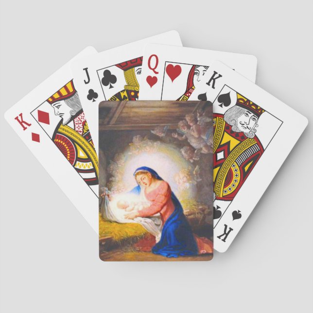 Baraja De Cartas La Natividad de Cristo (Reverso)