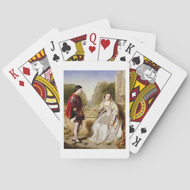 Baraja De Cartas La negativa (aceite sobre lienzo) (Reverso)